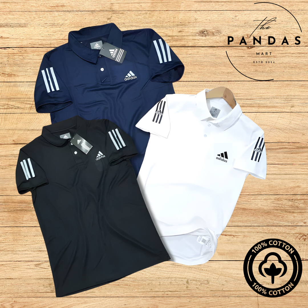 Buy Adidas Polo T-shirt Pack of 3