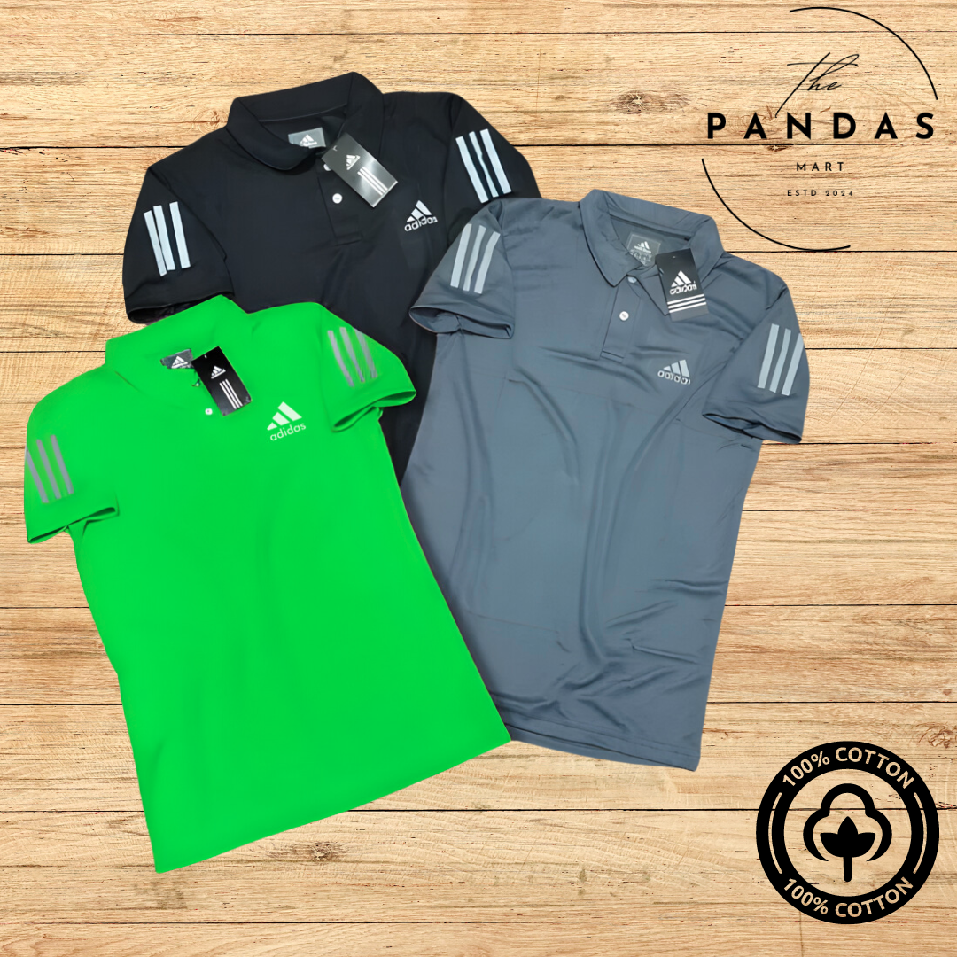 Buy Adidas Polo T-shirt Pack of 3